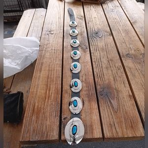 EUC CONCHA TURQUOISE BELT